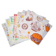 Customized Greaseproof Food Packing Paper Double Side Recycled Biodegradable Burger Paper Food Grade Greaseproof Paper thumbnail-5