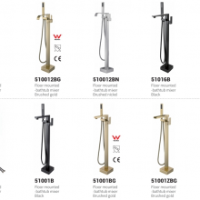 Uniquely Designed Flexibly Installed and Easy to Operate Floor Mounted Bathtub Mixer thumbnail-1