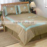 Embroidered and Patchwork Duvet Cover Comforter Set Made in China thumbnail-1