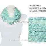 Various Single Color Ring Scarf Women Spring Neck Scarves Voile Scarfs thumbnail-4