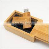 Fashion Design Logo Engraved Promotional Gift Customizable Usb Flash Drive Packaging Box