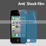 Blue Anti Explosion Screen Film Guard for Iphone 4 Shock Proof Screen Protector