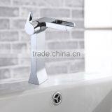 Waterfall Long Neck Hand Wash Bathroom Basin Tap thumbnail-1