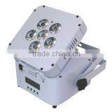 Smart and Professional Battery Rechargeable 6pcs 6in1 Colorful LED PAR Light for Decoration thumbnail-2