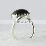Rich Design !! Black Rutile 925 Sterling Silver Ring, 925 Silver Jewelry, Handmade Silver Jewelry thumbnail-5