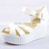 Newest Design 2016 Summer Pvc Upper Jelly Sandals Dress Shoes Orange Sandals From Chictrend Melissa Sandals thumbnail-2