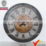 Luckywind Handicraft Chic Shabby Style Promotion Metal Wall Clock