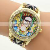 2016 Hot Sales Wholesale China Watches Nylon Strap Rose Gold Simple Fashion Watches Girls thumbnail-5