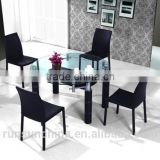 temper glass dining table designs(ST-023)