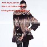 Dyed Fashion Fur Coats for Women