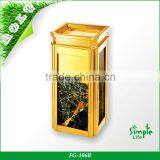 Square Standing Litter Bin,ashtray Bin thumbnail-1