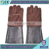 Golden Cow Split Leather Welding Gloves With Reinforcement Palm thumbnail-1