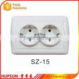 Hot Sale 250V 16A SZ-15 Double Germany Socket