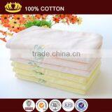 100% Cotton Solid Color Velour Rose Embroidery Face Towel thumbnail-1