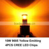 Double Color Changing With 3 Modes 10w cr ee Led Fog Headlight White Yellow Amber 9005 With 4pcs Led Chips thumbnail-4