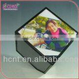 Clear 6 Sides Cured Clear Cube Lucite Clear Acrylic Picture Farme/crystal Cube Photo Frame thumbnail-3
