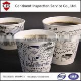 Paper products/coffee paper cup Inspection Service/pre shipment inspection