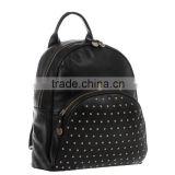 BK4086 2016 new products beads black ladies laptop backpack teenage