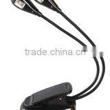 2 Led Clip Booklight Bright Flexible
