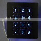 12 Keys Metal Keypad Access Control With Rear Panel Mounting thumbnail-3