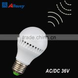 AC DC36V mine lighting mine bulb mine LED motion sensor led bulb 7W dual lighting dimming sensor ac36v