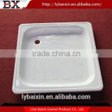 Wholesale products china bath ceramic shower tray,factory direct selling steel shower tray,high quality enamel steel shower tray