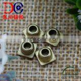 Fashion Closed Capped Engraved Logo Brass Jean Rivet for Garments thumbnail-6