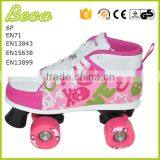 Wholesale New Design Fitness Pink PU Wheel Disco Quad Skate for Girls Quality Choice thumbnail-2