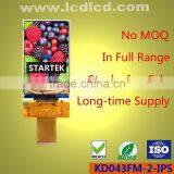 KD043FM-2 4.3inch IPS LCD Module, HX8369A,480*800,support MCU/RGB Interface