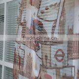 Beautiful London City Design Baby Bedroom Digital Printed Window Curtain Fabric thumbnail-2