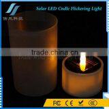 Yellow Solar LED Tea Candle Light for Wedding Decoration
