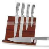FDA/ LFGB Approval 5pcs Stainless steel kitchen knife set knife block set