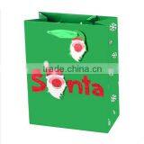 Diy Christmas Brown Paper Drawstring Gift Bags