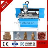 cylinder engraving machine/ 3d small wood carving machine/ wood cnc router machine
