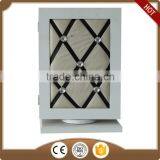 white wooden mirror& jewelry cupboard