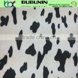 Jinjiang manufacturer 100% polyester The cow pattern fabric with eva sheet