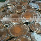 Golden tinplate for tin can bottom and lids