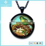 2015 Wholesale Round Classic Birds Nest Couple Pendant thumbnail-1
