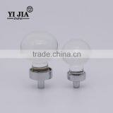 1 3/8 Inch Zinc Alloy Clear Polished Chrome Glass Knob thumbnail-4