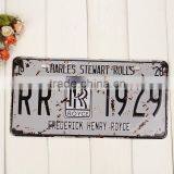 Souvenir Vintage US Embossed Custom Aluminum Car Plate License Plate thumbnail-1