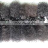 16" Inch Hair Extention 100% Unprocessed Brazilian Hair, Natural Curl, Natural Black thumbnail-4