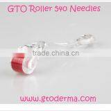 Titanium 540 Needles Dermaroller Derma Roller Skin Face Beauty Roller thumbnail-1