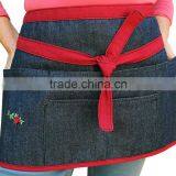 Fashion Denim Jean Waist Apron With Convenient Pockets thumbnail-5
