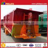 Heavy Load 3-axles Rear Dump Semi Trailer/sand Transport Tipping Truck Trailers/ 60 Tons Tipper Trailer thumbnail-3