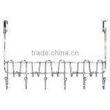 Chrome Wire Over Door 11 Hooks Organizer Rack thumbnail-2