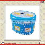 With Handle Oval Money Metal Tin thumbnail-4