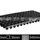 Deep Black Plastic Seedling Tray Seed Germination Tray Nursery Plug Trays thumbnail-2