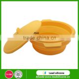 Multi-function kitchen silicone breparation bowls, food preparation bowls, folding kitchen preparation silicone bowls