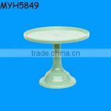 Green Ceramic Wedding Favor Wholesale Cake Stands thumbnail-1