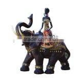 Table Decorations Resin Fabric African Lady on Elephant Gifts thumbnail-2